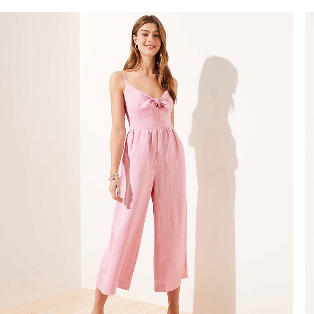 ✨HOST PICK✨ LOFT Pink Jumpsuit